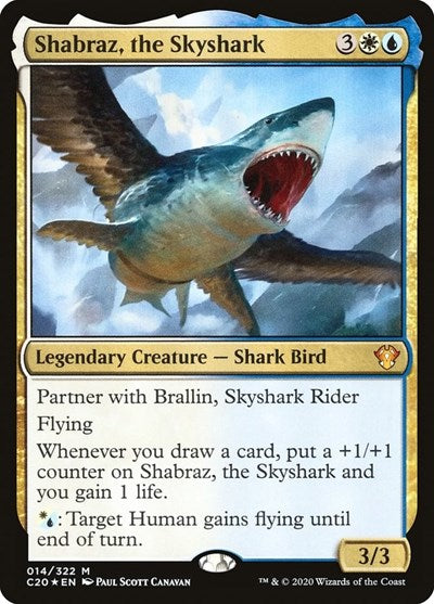 Shabraz the Skyshark (C20, Near Mint, Foil)