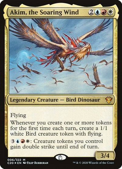 Akim the Soaring Wind (C20, Near Mint, Foil)