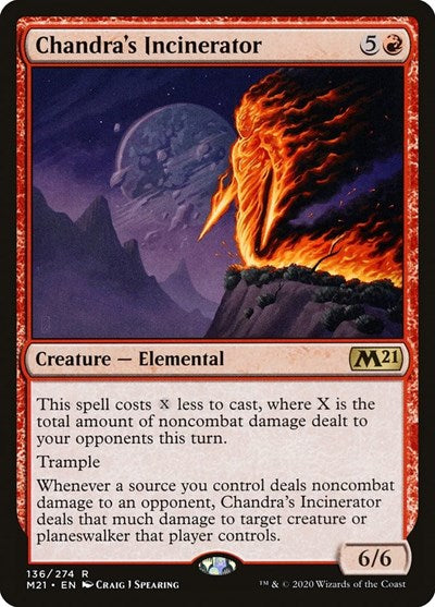 Chandras Incinerator (M21, Lightly Played,)