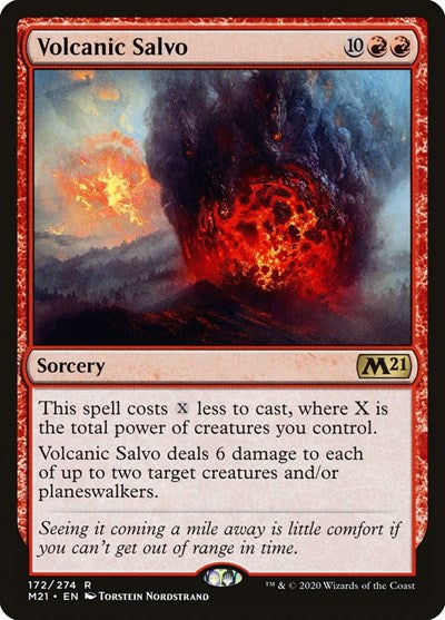 Volcanic Salvo (M21, Near Mint,)