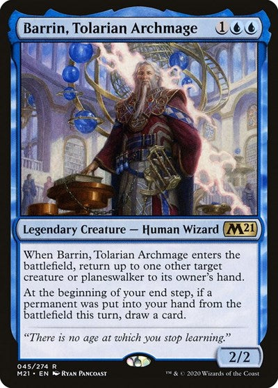 Barrin Tolarian Archmage (M21, Near Mint,)