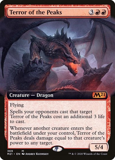 Terror of the Peaks Extended Art (M21, Near Mint, Foil)