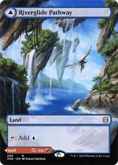 Riverglide Pathway Borderless (ZNR, Lightly Played, Foil)