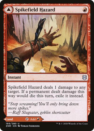 Spikefield Hazard (ZNR, Near Mint,)