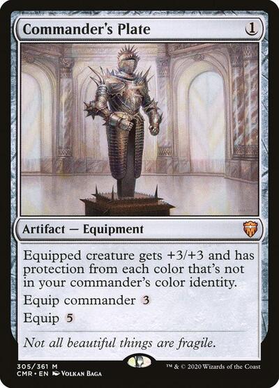 Commander's Plate (CMR, Near Mint,)
