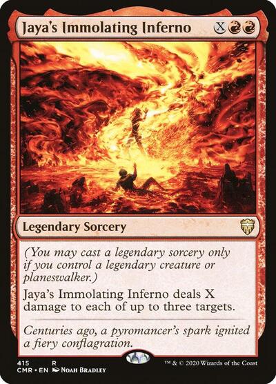 Jayas Immolating Inferno (CMR, Lightly Played,)
