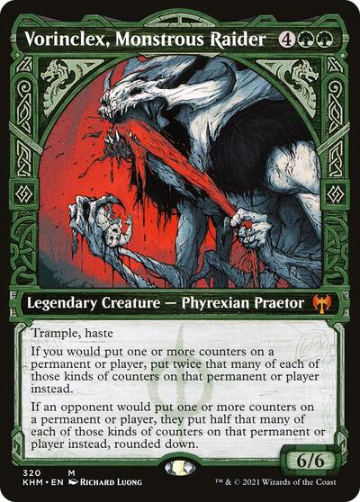 Vorinclex Monstrous Raider Showcase (KHM, Lightly Played,)