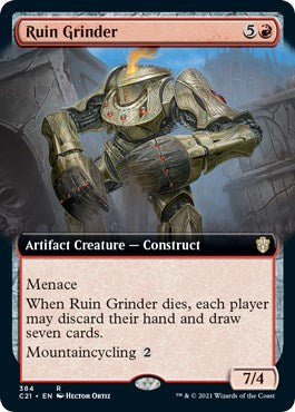 Ruin Grinder Extended Art (C21, Near Mint,)