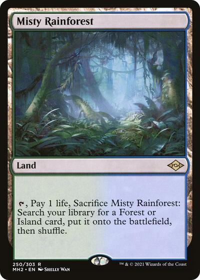 Misty Rainforest (MH2, Near Mint,)