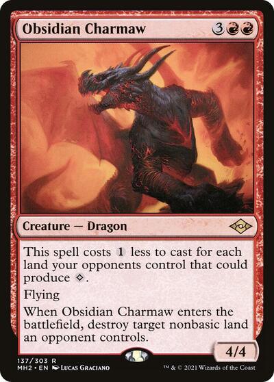 Obsidian Charmaw (MH2, Near Mint,)
