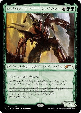 Vorinclex, Voice of Hunger (Phyrexian) (SLD, Lightly Played,)