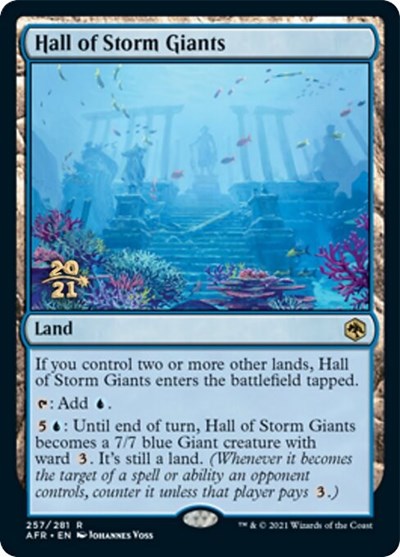 Hall of Storm Giants (PRE, Lightly Played, Foil)