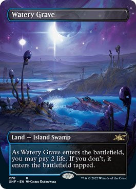 Watery Grave Borderless (UNF, Near Mint,)