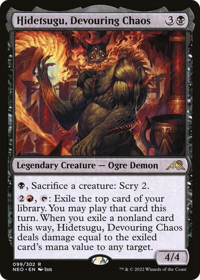 Hidetsugu, Devouring Chaos (NEO, Near Mint,)