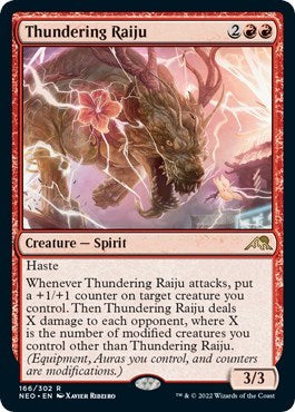 Thundering Raiju (NEO, Near Mint,)