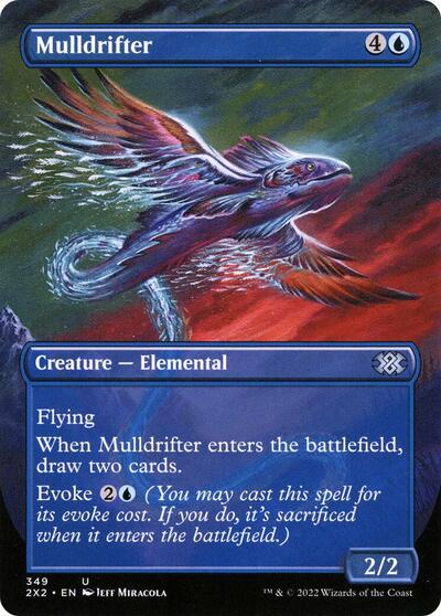 Mulldrifter (Borderless) (2X2, Near Mint, Foil)