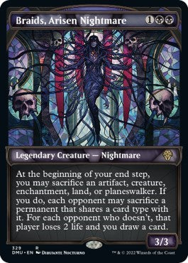 Braids Arisen Nightmare Textured Foil (DMU, Near Mint, Foil)