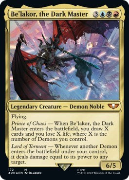 Be'lakor, the Dark Master (40K, Lightly Played, Foil)