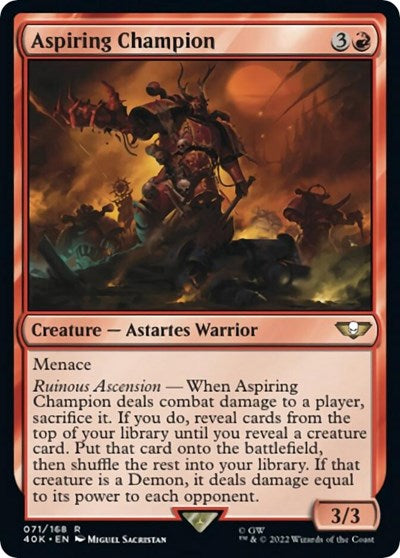 Aspiring Champion (40K, Near Mint,)