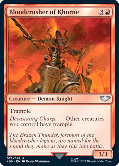 Bloodcrusher of Khorne (40K, Near Mint,)