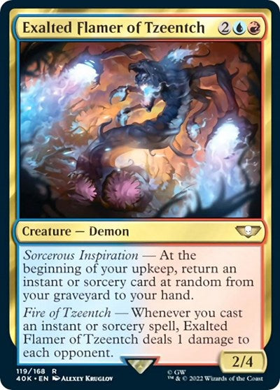 Exalted Flamer of Tzeentch (40K, Near Mint,)