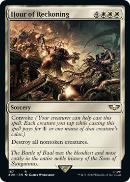 Hour of Reckoning (40K, Near Mint,)
