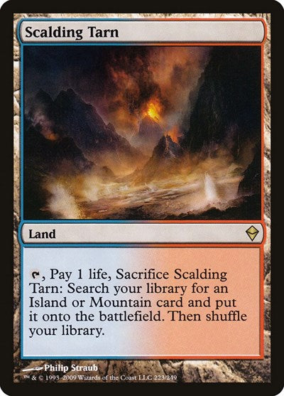 Scalding Tarn (ZEN, Moderately Played,)