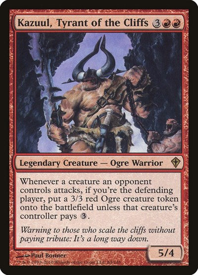 Kazuul, Tyrant of the Cliffs (WWK, Moderately Played,)
