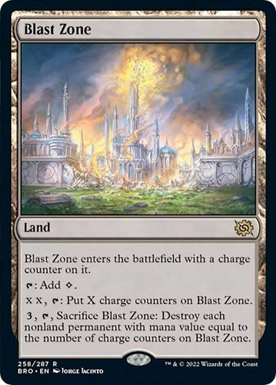 Blast Zone (BRO, Near Mint,)