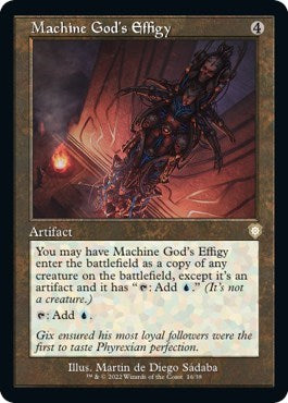 Machine Gods Effigy Retro Frame (BRC, Near Mint,)