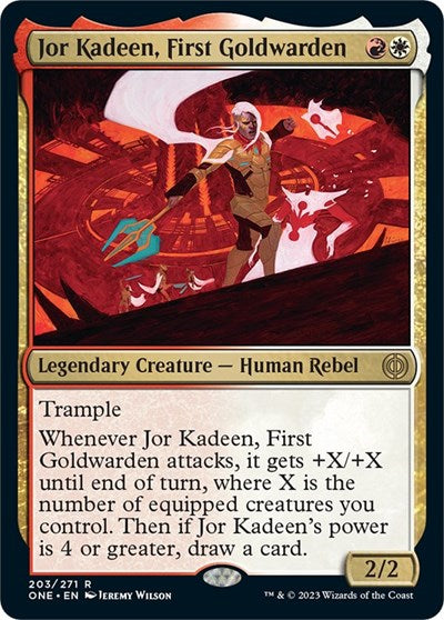 Jor Kadeen First Goldwarden (ONE, Near Mint,)