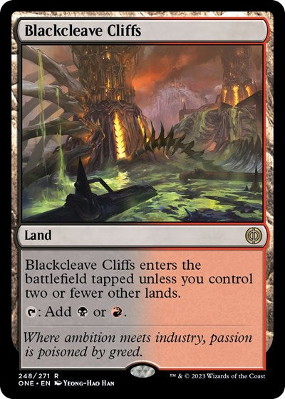 Blackcleave Cliffs (ONE, Near Mint, Foil)