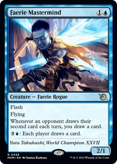 Faerie Mastermind (MOM, Lightly Played, Foil)