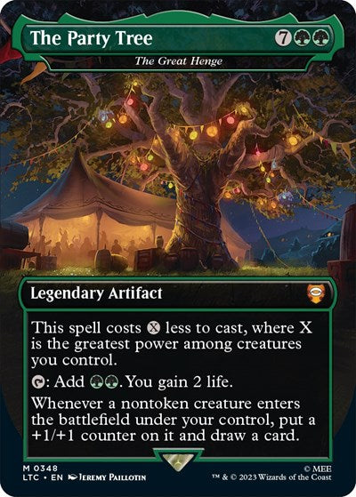 The Party Tree - The Great Henge (Borderless) (LTC, Near Mint, Foil)