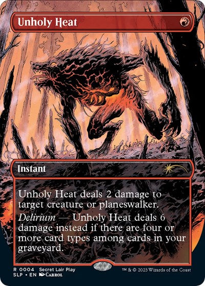Unholy Heat (SLP, Lightly Played,)