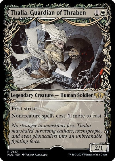 Thalia Guardian of Thraben Halo Foil (MUL, Near Mint, Foil)