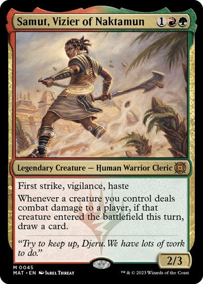 Samut Vizier of Naktamun (MAT, Near Mint,)