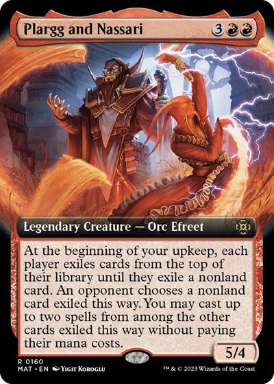 Plargg and Nassari Extended Art (MAT, Near Mint, Foil)