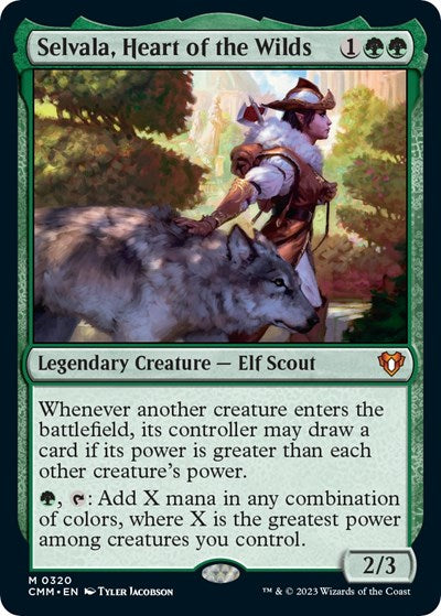 Selvala Heart of the Wilds (CMM, Near Mint,)
