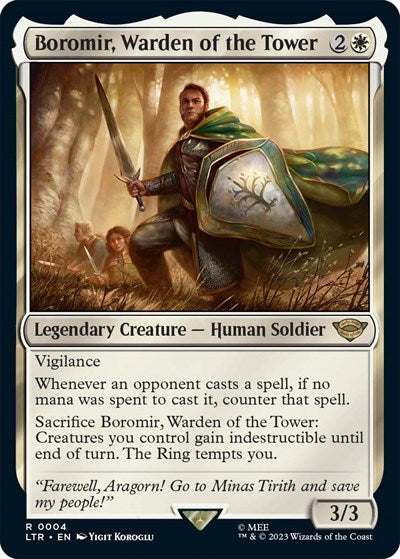 Boromir Warden of the Tower (LTR, Near Mint,)
