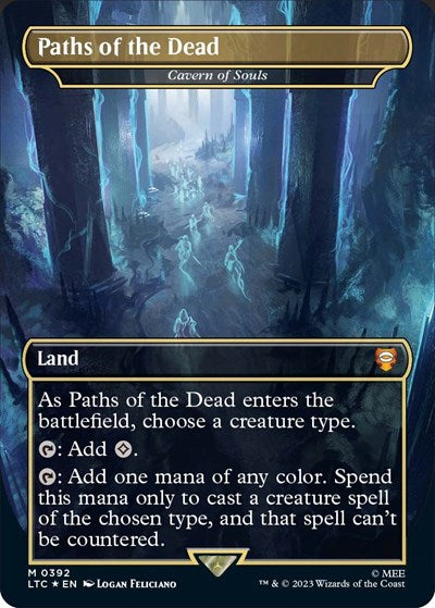Paths of the Dead Cavern of Souls Borderless Surge Foil (LTC, Near Mint, Foil)