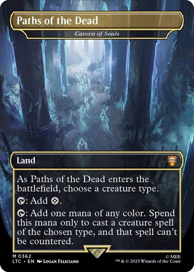 Paths of the Dead - Cavern of Souls (Borderless) (LTC, Near Mint, Foil)