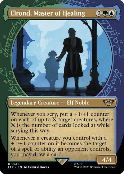 Elrond Master of Healing Showcase (LTR, Near Mint,)