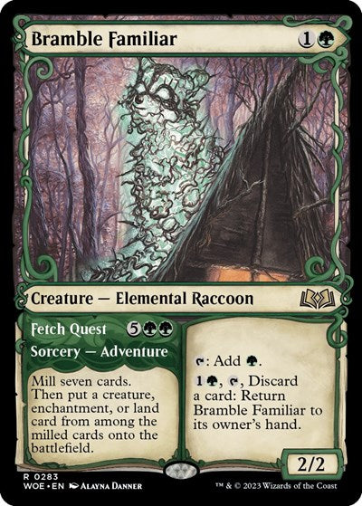 Bramble Familiar Showcase (WOE, Near Mint, Foil)