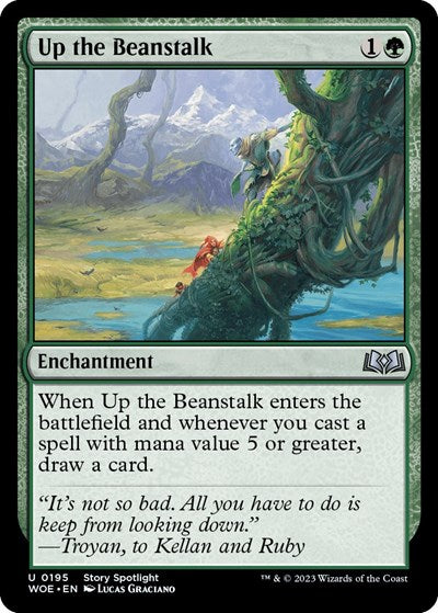 Up the Beanstalk (WOE, Near Mint, Foil)