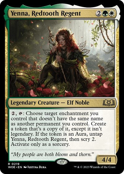Yenna Redtooth Regent (WOE, Near Mint,)