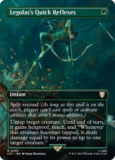 Legolass Quick Reflexes Borderless (LTC, Near Mint, Foil)