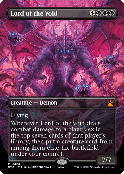 Lord of the Void Anime Borderless (RVR, Near Mint, Foil)