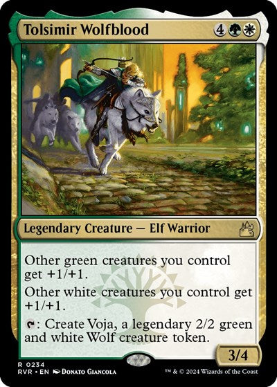 Tolsimir Wolfblood (RVR, Near Mint,)