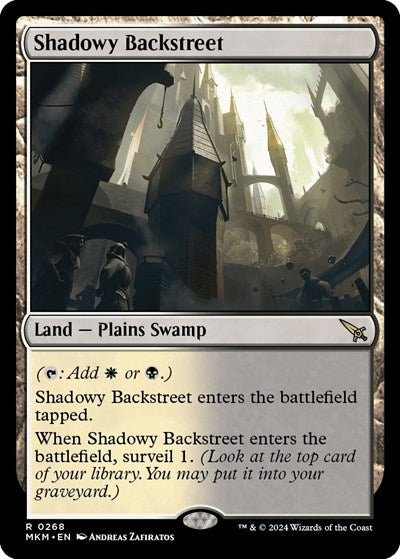 Shadowy Backstreet (MKM, Near Mint,)